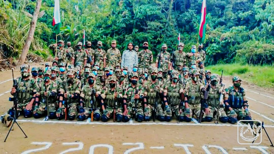  Arakan Rohingya Salvation Army ( ARSA ) အကြမ်းဖက်အဖွဲ့၏ ၂၀၂၂ခုနှစ်တုန်းက ပုံများ 