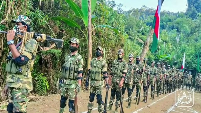  Arakan Rohingya Salvation Army ( ARSA ) အကြမ်းဖက်အဖွဲ့၏ ၂၀၂၂ခုနှစ်တုန်းက ပုံများ 