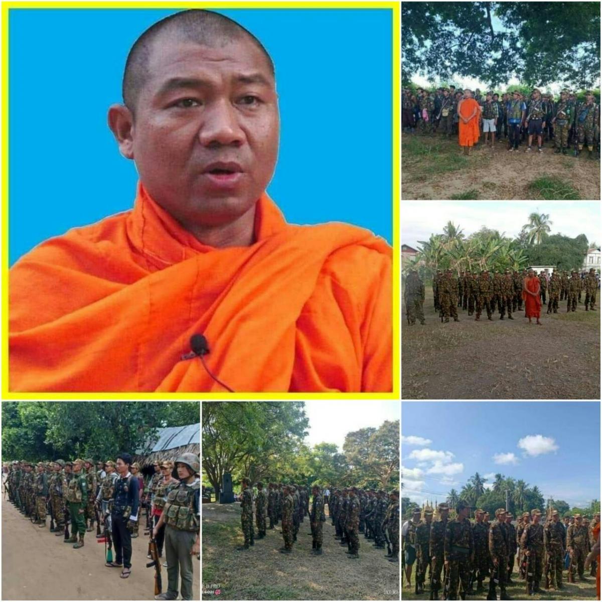 ကန့်ဘလူ ၅၅၀ ဆရာတော် ဦးဝါသဝအမည်ခံ သင်္ကန်းဝတ် အမျိုးသား ဦးဆောင်ထားသည့် ပျုစောထီး(ပြည်သူ့စစ်)အဖွဲ့