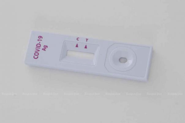 A Covid-19 antigen test kit - Photo:Bangkok Post